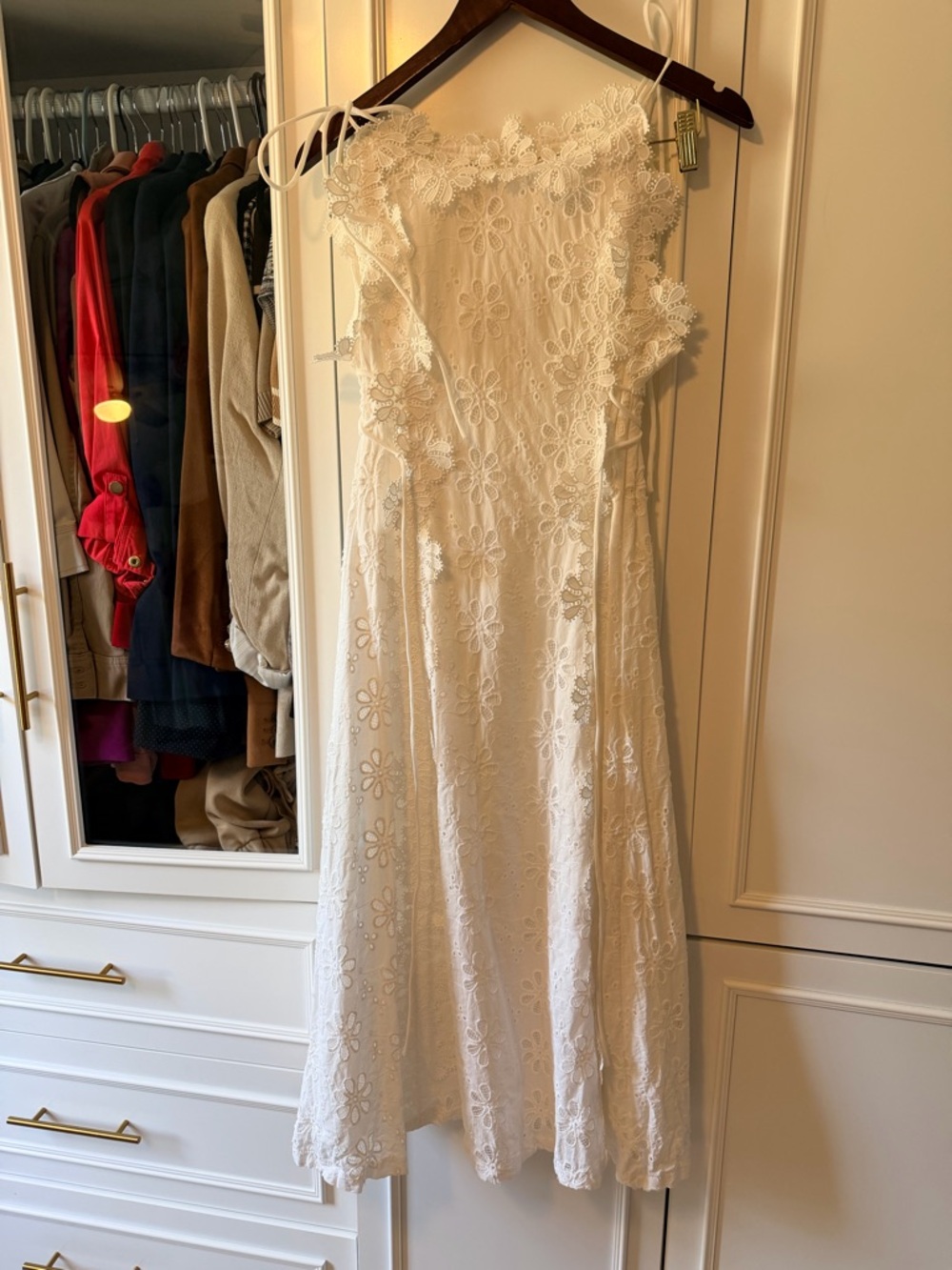 White Lace Women's Dress